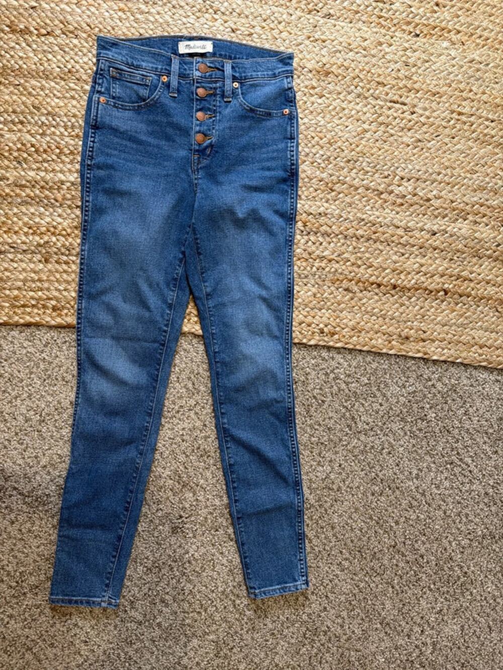Madewell, 10 inch high rice skinny 26 EUC 2955